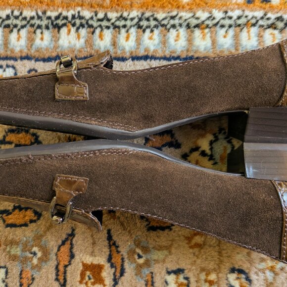 NEW Aerosoles Playfill Low-heeled Pumps, Chocolate Brown, Size 7 - Picture 4 of 6